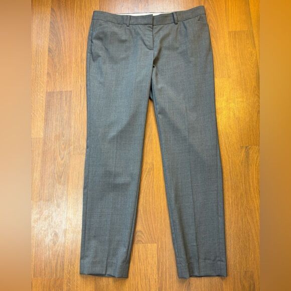 LAFAYETTE 148 Women's Virgin Wool Dress Pant Office Business Workwear‎ Grey 10 - Picture 2 of 14